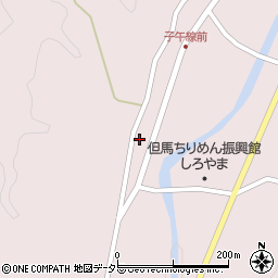 兵庫県豊岡市但東町中山159周辺の地図