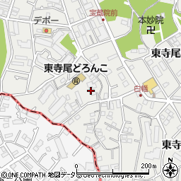 神奈川県横浜市鶴見区東寺尾1丁目34周辺の地図