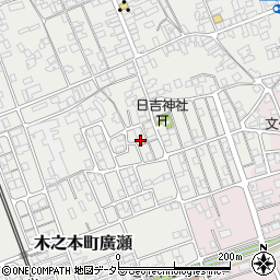 滋賀県長浜市木之本町廣瀬210周辺の地図