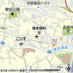 神奈川県横浜市神奈川区菅田町1774-3周辺の地図