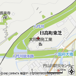兵庫県豊岡市日高町東芝周辺の地図