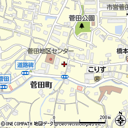 神奈川県横浜市神奈川区菅田町1740周辺の地図