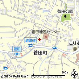 神奈川県横浜市神奈川区菅田町1717周辺の地図