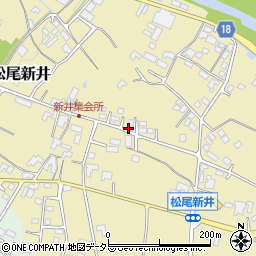 長野県飯田市松尾新井周辺の地図