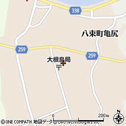 島根県松江市八束町亀尻202周辺の地図