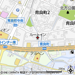ホテルルートイン飯田周辺の地図