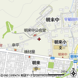 京都府舞鶴市朝来中496周辺の地図