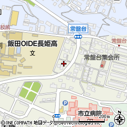 長野県飯田市松尾常盤台64周辺の地図