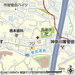神奈川県横浜市神奈川区菅田町1674周辺の地図