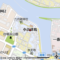 福井県小浜市小浜津島周辺の地図