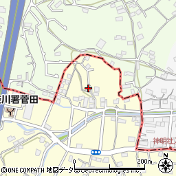 神奈川県横浜市神奈川区菅田町2485周辺の地図