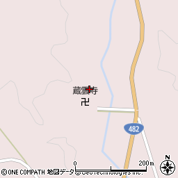 蔵雲寺周辺の地図