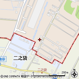 千葉県東金市二之袋1107周辺の地図