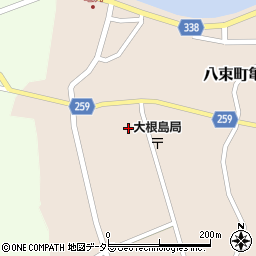 島根県松江市八束町亀尻385周辺の地図