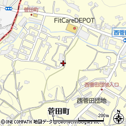 神奈川県横浜市神奈川区菅田町221周辺の地図