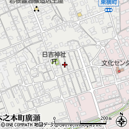 滋賀県長浜市木之本町廣瀬147周辺の地図