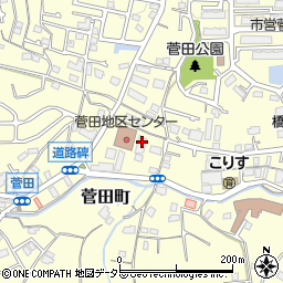 神奈川県横浜市神奈川区菅田町1741周辺の地図