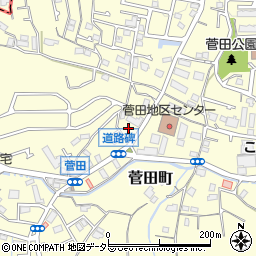 神奈川県横浜市神奈川区菅田町1710周辺の地図
