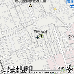 滋賀県長浜市木之本町廣瀬205周辺の地図