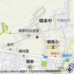 京都府舞鶴市朝来中498周辺の地図