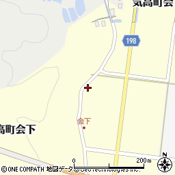 鳥取県鳥取市気高町会下186周辺の地図