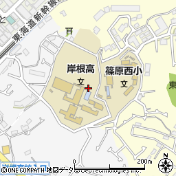 神奈川県横浜市港北区岸根町372周辺の地図