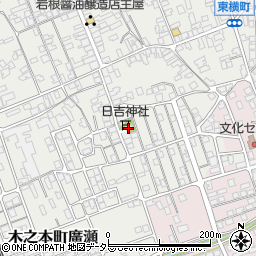 滋賀県長浜市木之本町廣瀬189周辺の地図