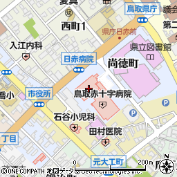 鳥取銀行鳥取赤十字病院 ＡＴＭ周辺の地図