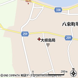 島根県松江市八束町亀尻382周辺の地図