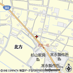 角田周辺の地図