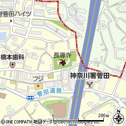 神奈川県横浜市神奈川区菅田町1678周辺の地図