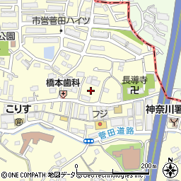 神奈川県横浜市神奈川区菅田町1661周辺の地図