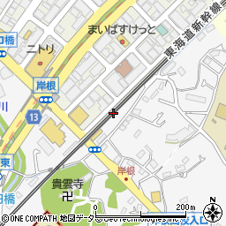 神奈川県横浜市港北区岸根町66周辺の地図