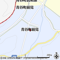 鳥取県鳥取市青谷町絹見周辺の地図