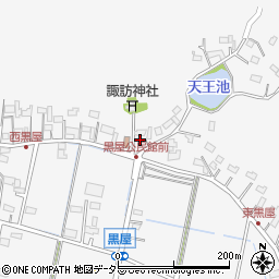 岐阜県関市黒屋周辺の地図
