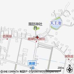 岐阜県関市黒屋周辺の地図