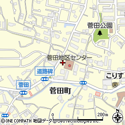 神奈川県横浜市神奈川区菅田町1720周辺の地図
