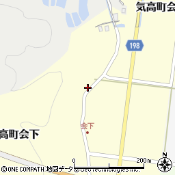 鳥取県鳥取市気高町会下128周辺の地図