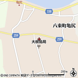 島根県松江市八束町亀尻200周辺の地図