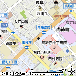 市役所日赤前周辺の地図