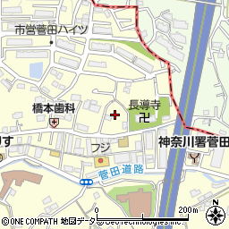 神奈川県横浜市神奈川区菅田町1672周辺の地図