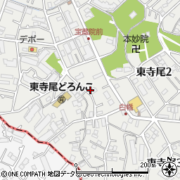 神奈川県横浜市鶴見区東寺尾1丁目36周辺の地図