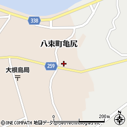 島根県松江市八束町亀尻82周辺の地図