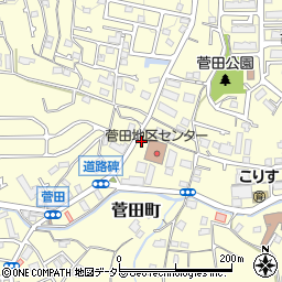 神奈川県横浜市神奈川区菅田町1721周辺の地図