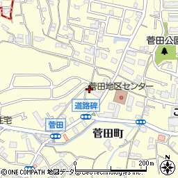 神奈川県横浜市神奈川区菅田町1687周辺の地図