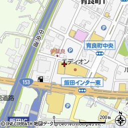 シューリーズ飯田インター店周辺の地図