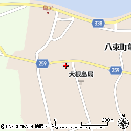 島根県松江市八束町亀尻383周辺の地図