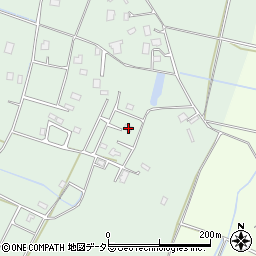 千葉県大網白里市木崎579-1周辺の地図