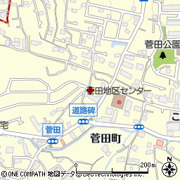 神奈川県横浜市神奈川区菅田町1700周辺の地図