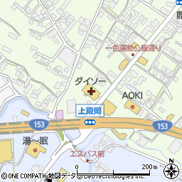 ダイソー飯田インター店周辺の地図